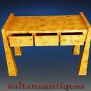 UNUSUAL forms Art Deco style Desk set French Elm