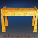UNUSUAL forms Art Deco style Desk set French Elm