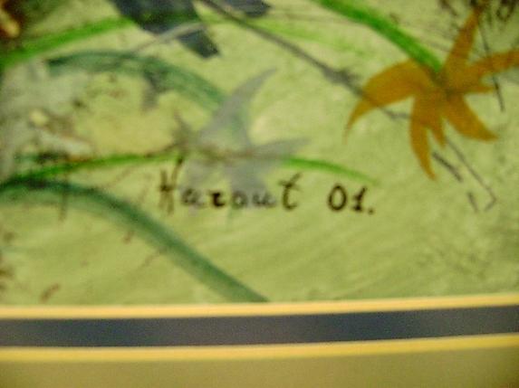 WATERCOLOR Signed Harout Painting number 20!