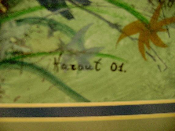 WATERCOLOR Signed Harout Painting number 20!