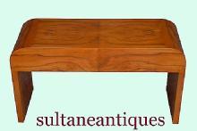 Fantastic Cherry wood Art Deco style coffee table