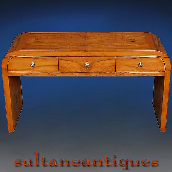 Fantastic Cherry wood Art Deco style coffee table