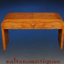 Fantastic Cherry wood Art Deco style coffee table