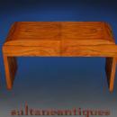 Fantastic Cherry wood Art Deco style coffee table