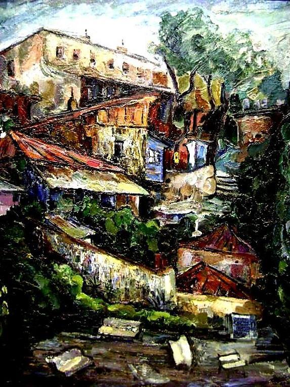 Russian village BY Valeria BARSHTINE