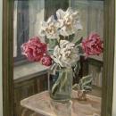 Still Life 1930s flowers By Russian Nicholas Silaev