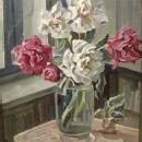 Still Life 1930s flowers By Russian Nicholas Silaev