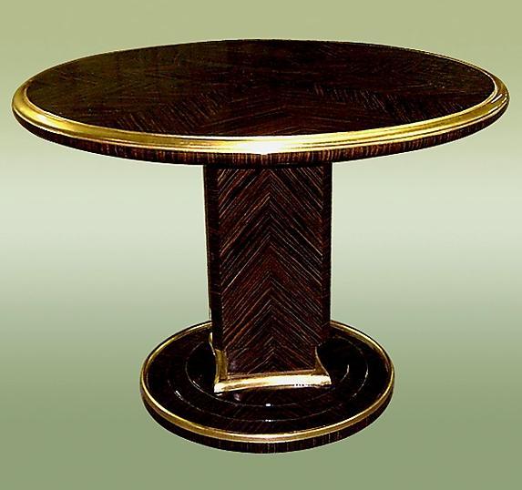 Makassar Ebony Ruhlman inspired Large Art Deco Table