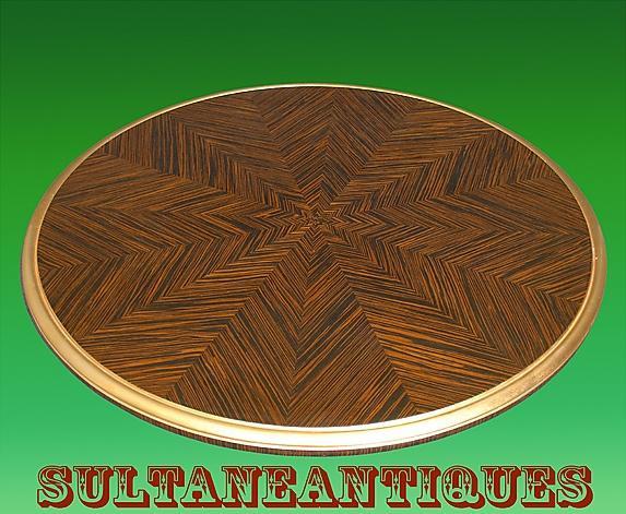 Makassar Ebony Ruhlman inspired Large Art Deco Table
