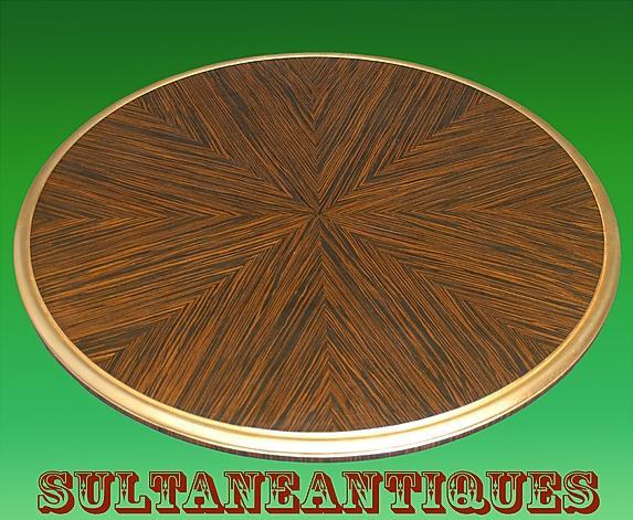 Makassar Ebony Ruhlman inspired Large Art Deco Table