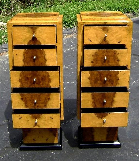 TOP Quality High commodes / stands Art Deco inspired