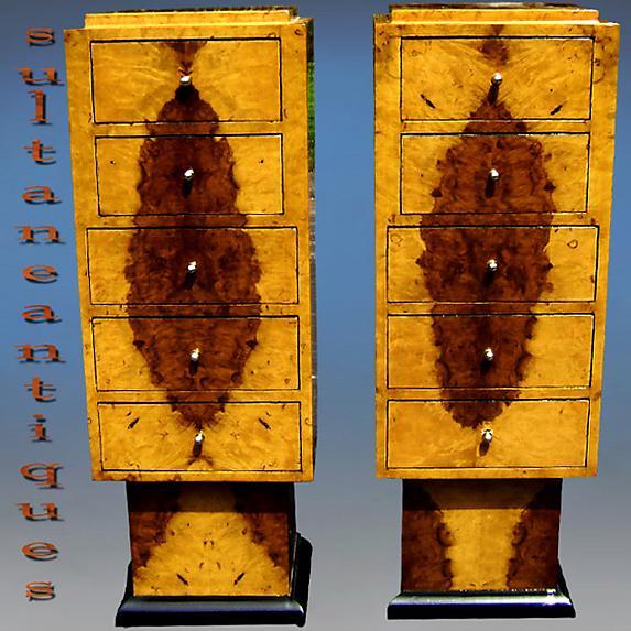 TOP Quality High commodes / stands Art Deco inspired