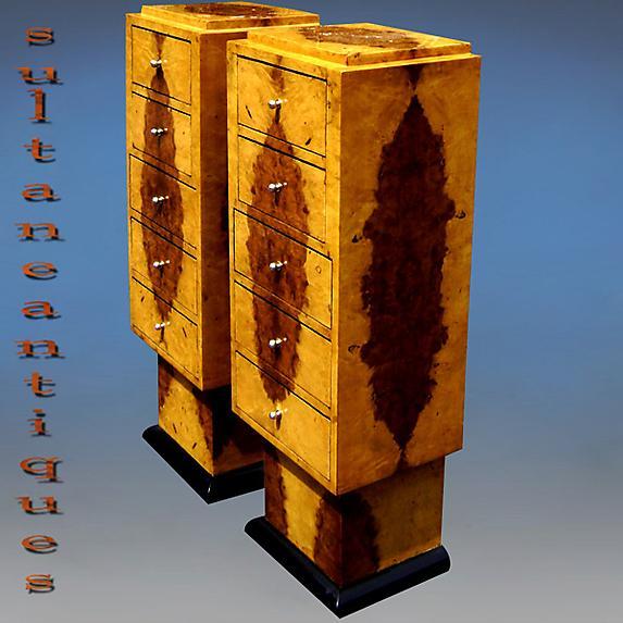 TOP Quality High commodes / stands Art Deco inspired
