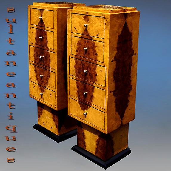TOP Quality High commodes / stands Art Deco inspired