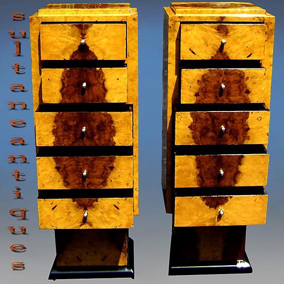 TOP Quality High commodes / stands Art Deco inspired