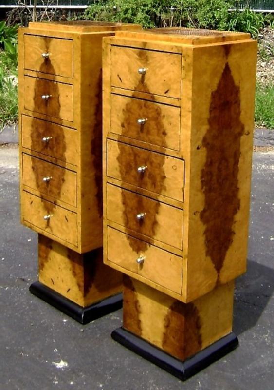 TOP Quality High commodes / stands Art Deco inspired