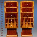 Extraordinary High commodes / stands Art Deco inspired