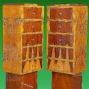 Extraordinary High commodes / stands Art Deco inspired
