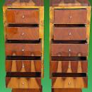 Extraordinary High commodes / stands Art Deco inspired