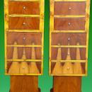 Extraordinary High commodes / stands Art Deco inspired