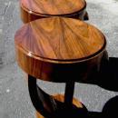 Pair of side Commodes in unusual inspired Art Deco