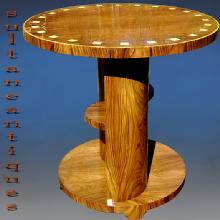 Walnut Elegant Art Deco style large side Table