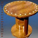 Walnut Elegant Art Deco style large side Table