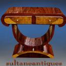 Rosewood Console In art Deco Forms.