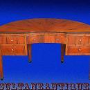 Half Moon Edwardian style Cherry wood Large desk