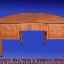Half Moon Edwardian style Cherry wood Large desk
