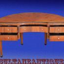 Half Moon Edwardian style Cherry wood Large desk