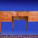 Half Moon Edwardian style Cherry wood Large desk