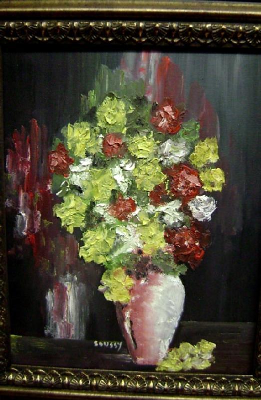 Bouquet in Pink Vase By Soussy