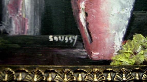 Bouquet in Pink Vase By Soussy