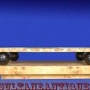 MONUMENTAL (60 inches) Elm Art Deco Coffee table
