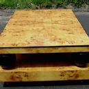 MONUMENTAL (60 inches) Elm Art Deco Coffee table