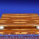 Large 60 inches Coffee Table Art Deco Exotic Rosewood