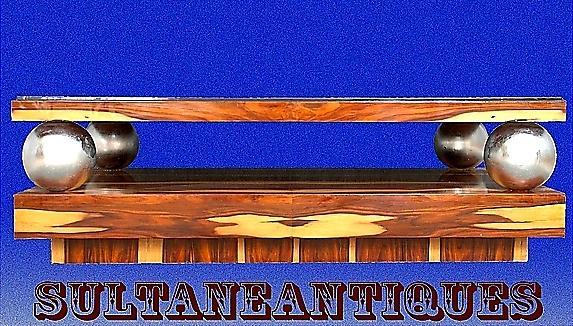 Large 60 inches Coffee Table Art Deco Exotic Rosewood