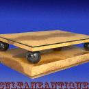 MONUMENTAL (60 inches) Olive Art Deco Coffee table