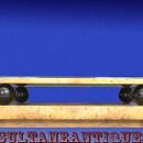 MONUMENTAL (60 inches) Olive Art Deco Coffee table