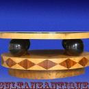 Art Deco Style Large Coffee Table Olive wood