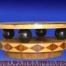 Art Deco Style Large Coffee Table Olive wood