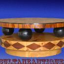 VERY LARGE 44" coffee table Art Deco Style