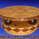 VERY LARGE 44" coffee table Art Deco Style