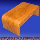 Large Cherry wood Art Deco coffee table