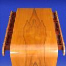 Large Cherry wood Art Deco coffee table