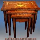 Nest of Tables in Italian Florentine 19th C. style