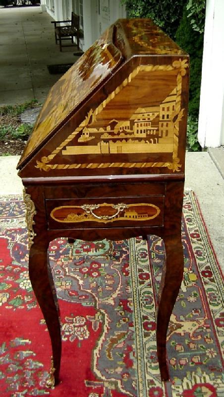 Russian Empire Style drop leaf Desk