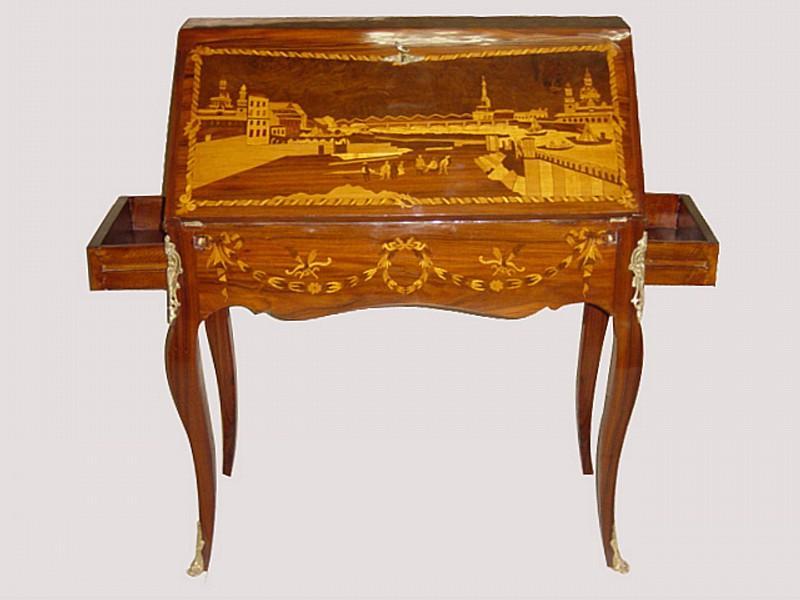 Russian Empire Style drop leaf Desk