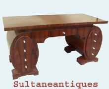 MONUMENTAL! shaped Art Deco inspired superb Desk